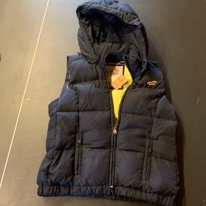 New Hollister Navy Vest